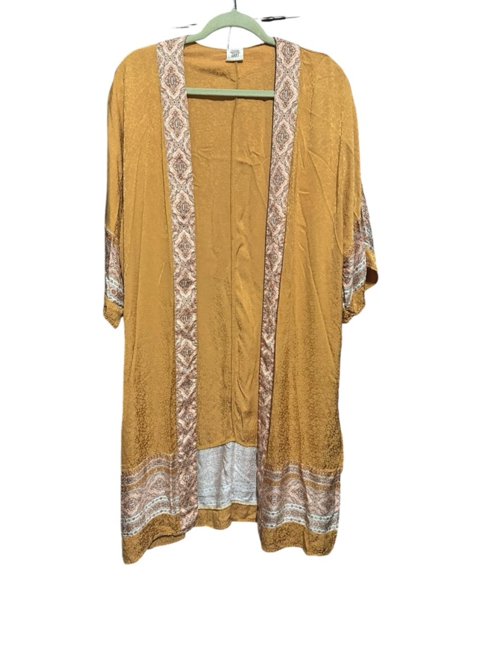 Matilda Jane Good Hart Tinsley Gold Floral Kimono Size M/L - Picture 2 of 8